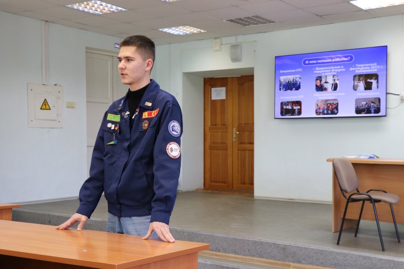 Встреча студентов ХИИК СибГУТИ с представителями российских студенческих отрядов