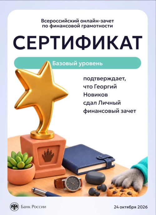 Студенты ХИИК СибГУТИ приняли участие во Всероссийском онлайн-зачёте по финансовой грамотности
